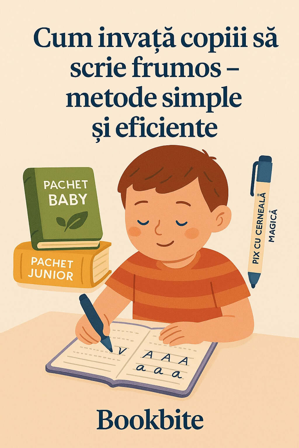 Cum învață copiii să scrie frumos metode moderne - Bookbite