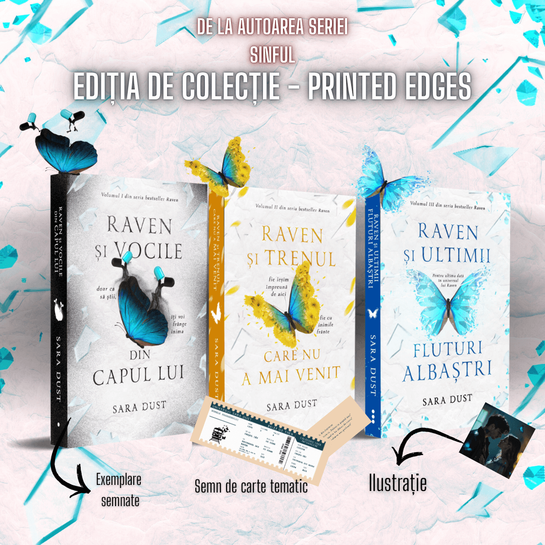 Seria Raven - Ediția de colecție PRINTED EDGES