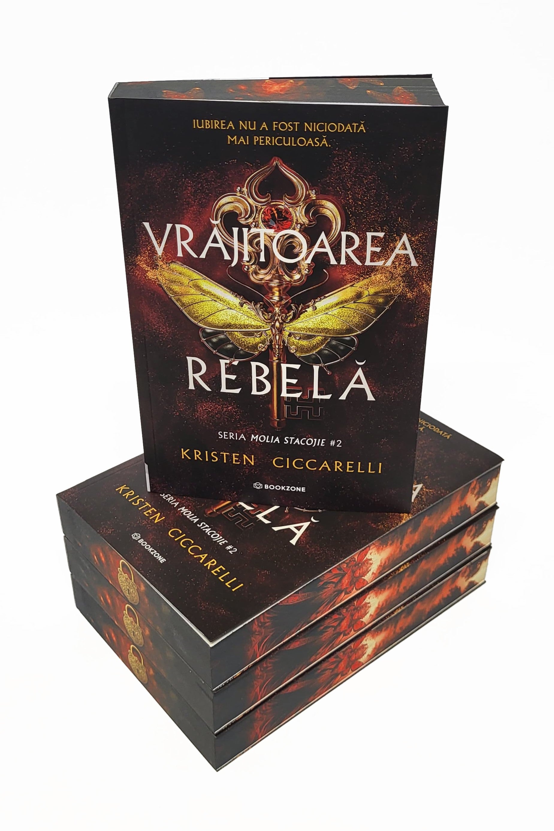 Vrajitoarea rebelă (Seria Molia Stacojie #2) - PRINTED EDGES