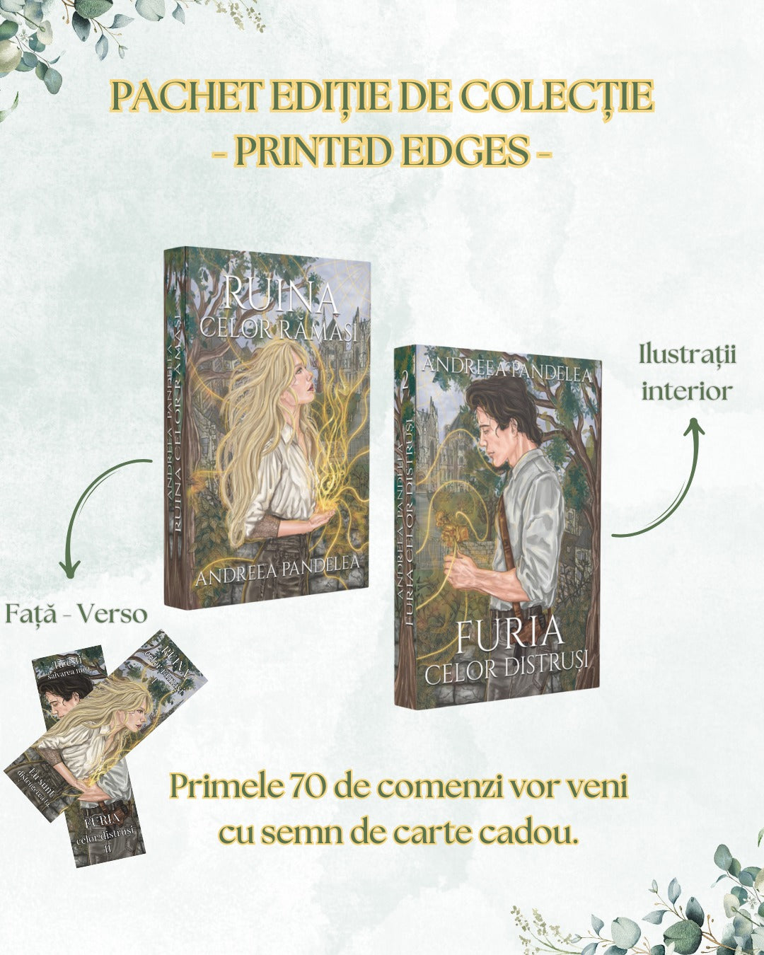 Pachet ediție de colecție - Ruina celor rămași - PRINTED EDGES