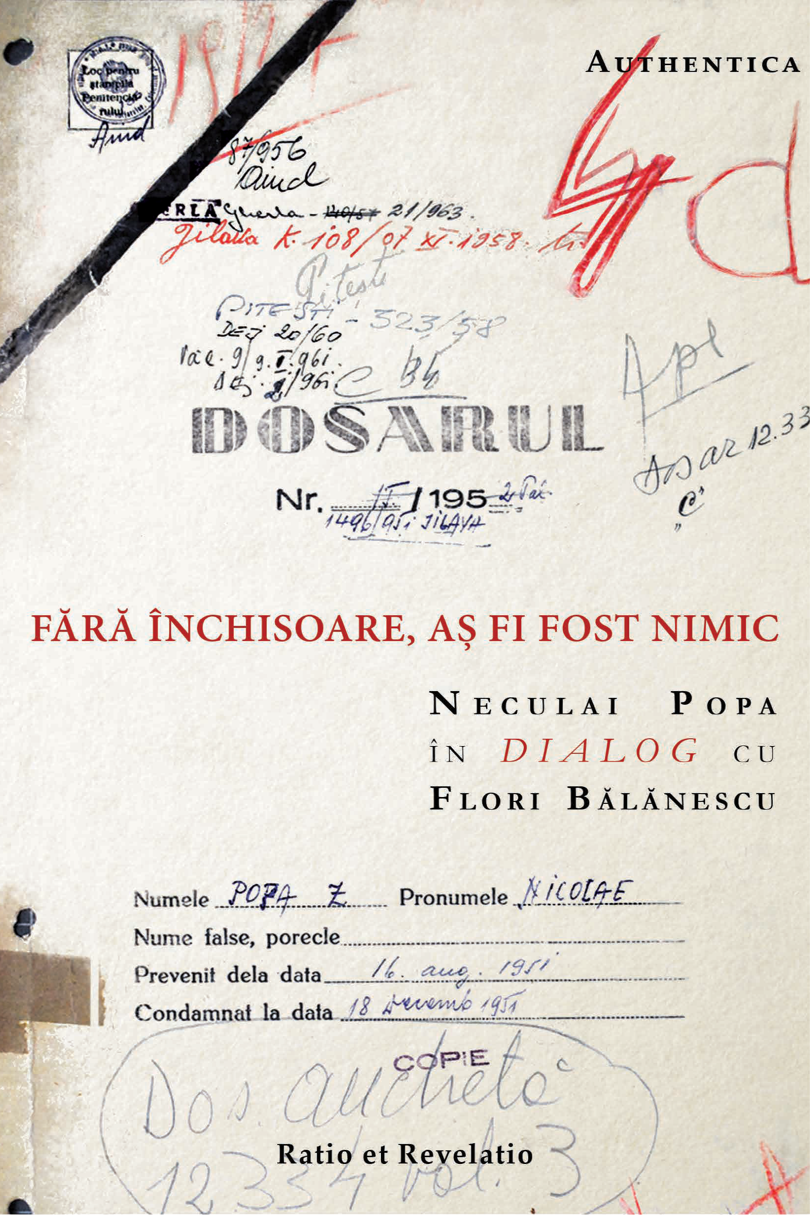 Fără închisoare, aș fi fost nimic. Neculai Popa în dialog cu Flori Bălănescu