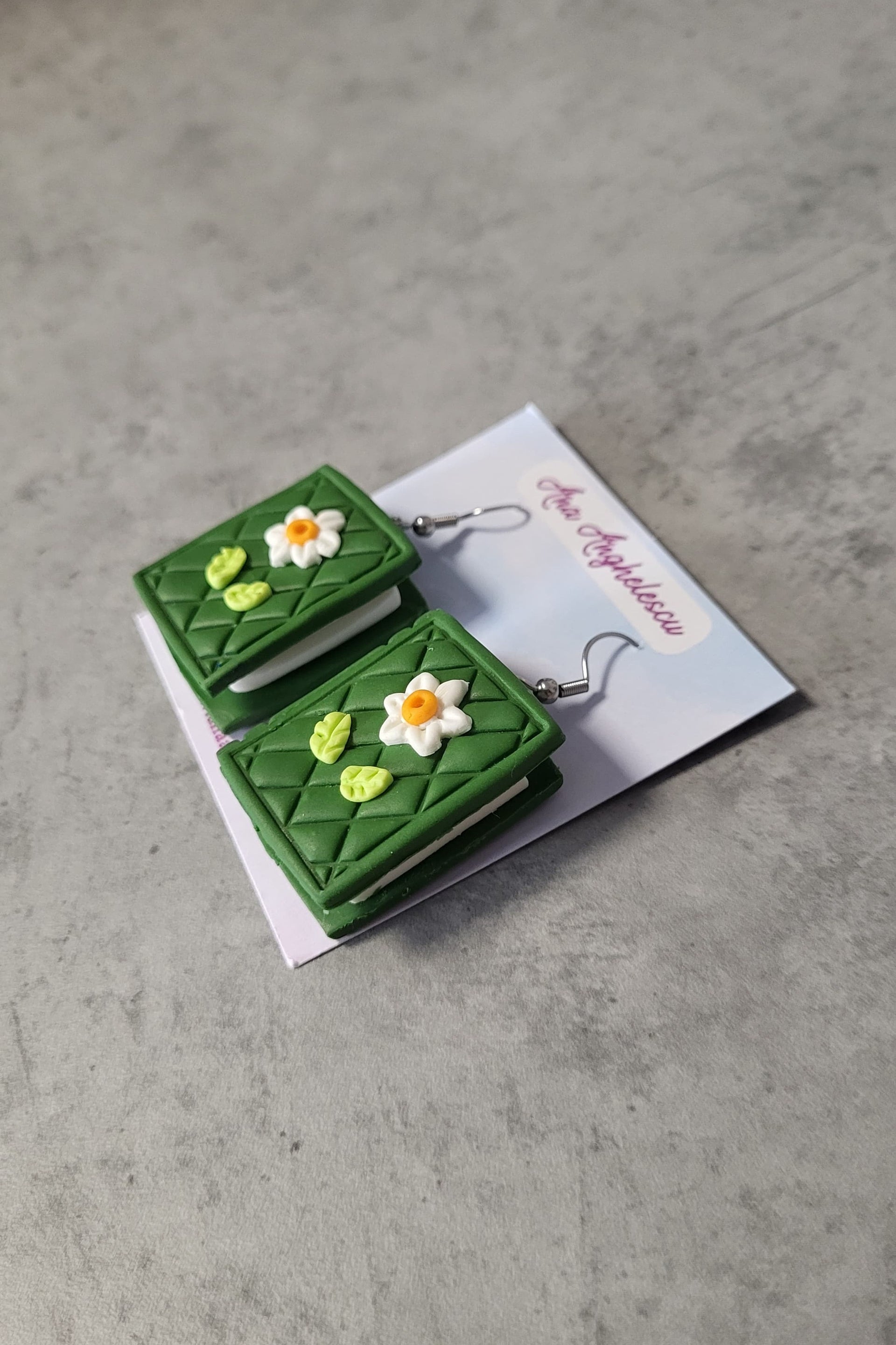 Set Cercei + Colier „Grădina Cărților”