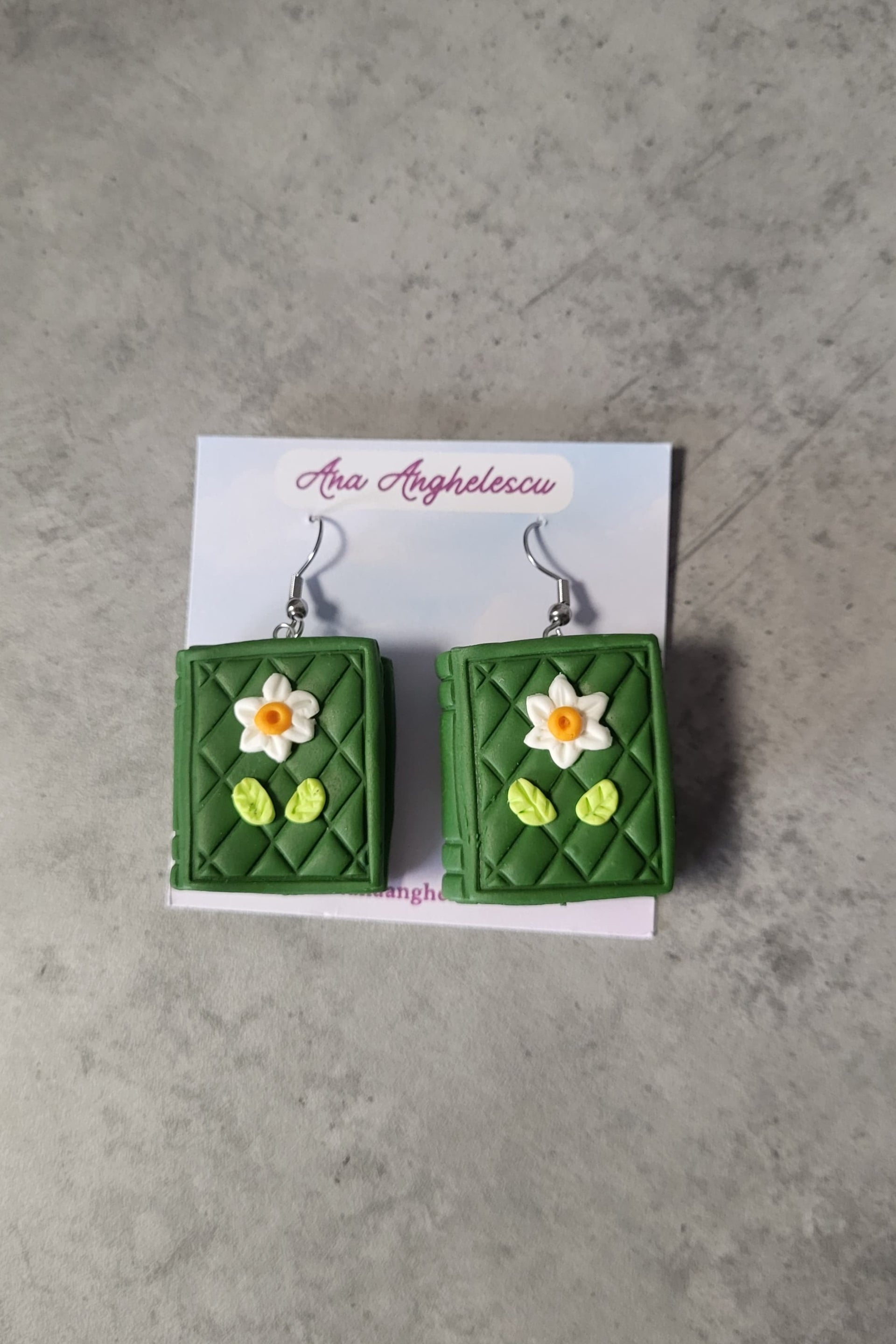 Set Cercei + Colier „Grădina Cărților”