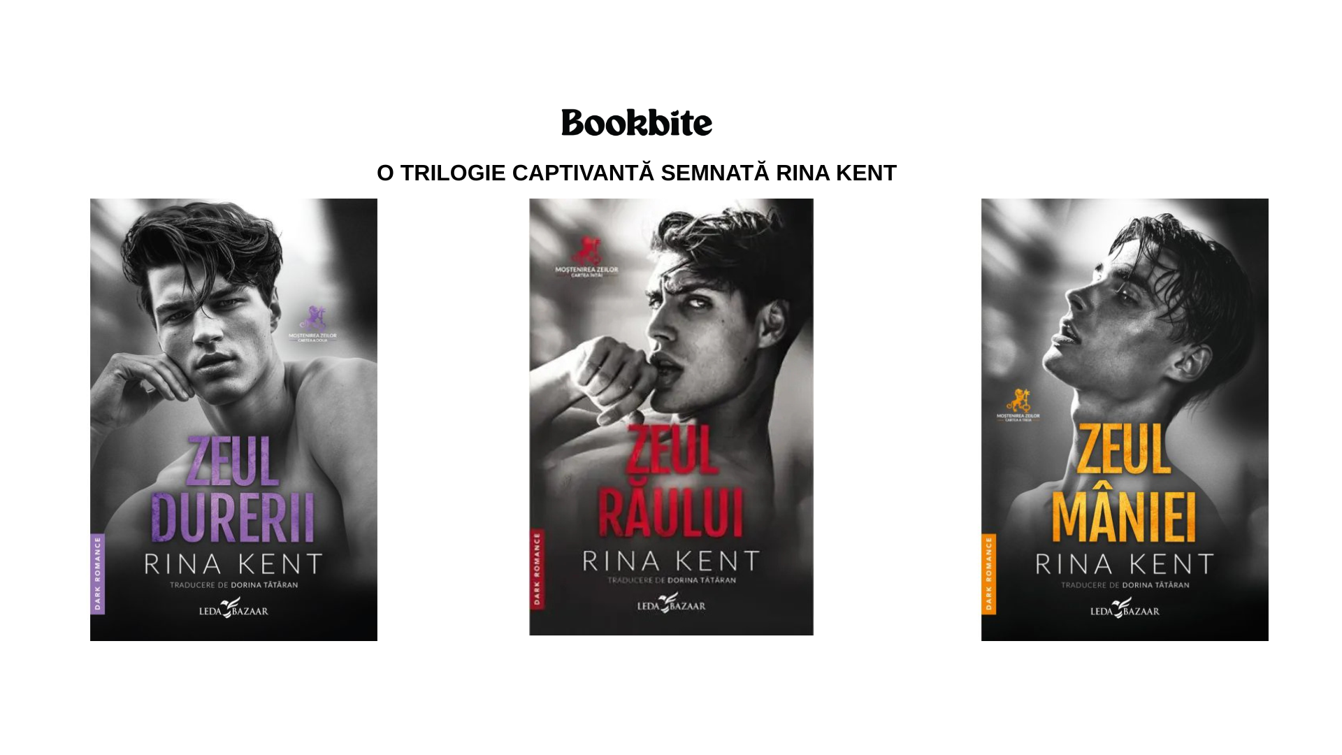 Zeul durerii, Zeul mâniei, Zeul răului – o trilogie captivantă semnată Rina Kent