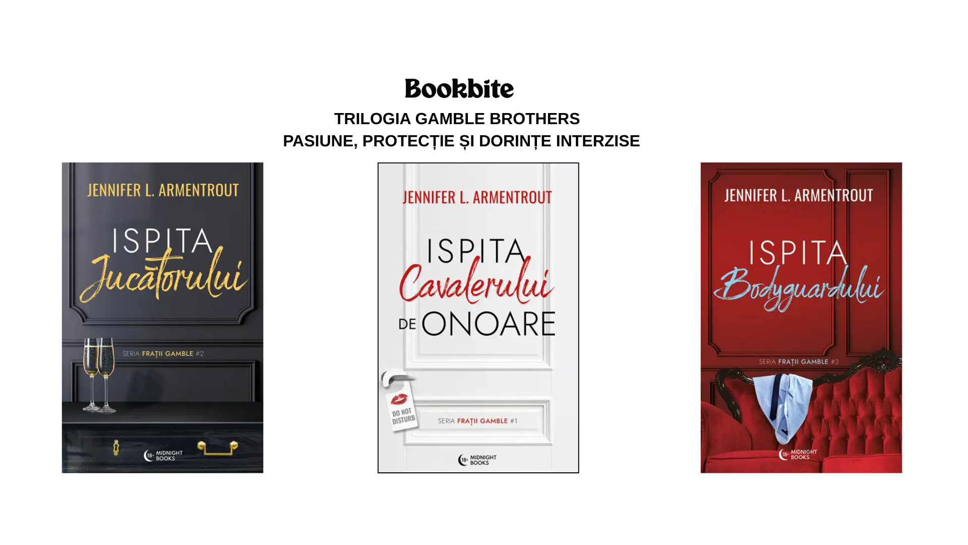 Trilogia Gamble Brothers de Jennifer L. Armentrout – Pasiune, Protecţie şi Dorinţe Interzise