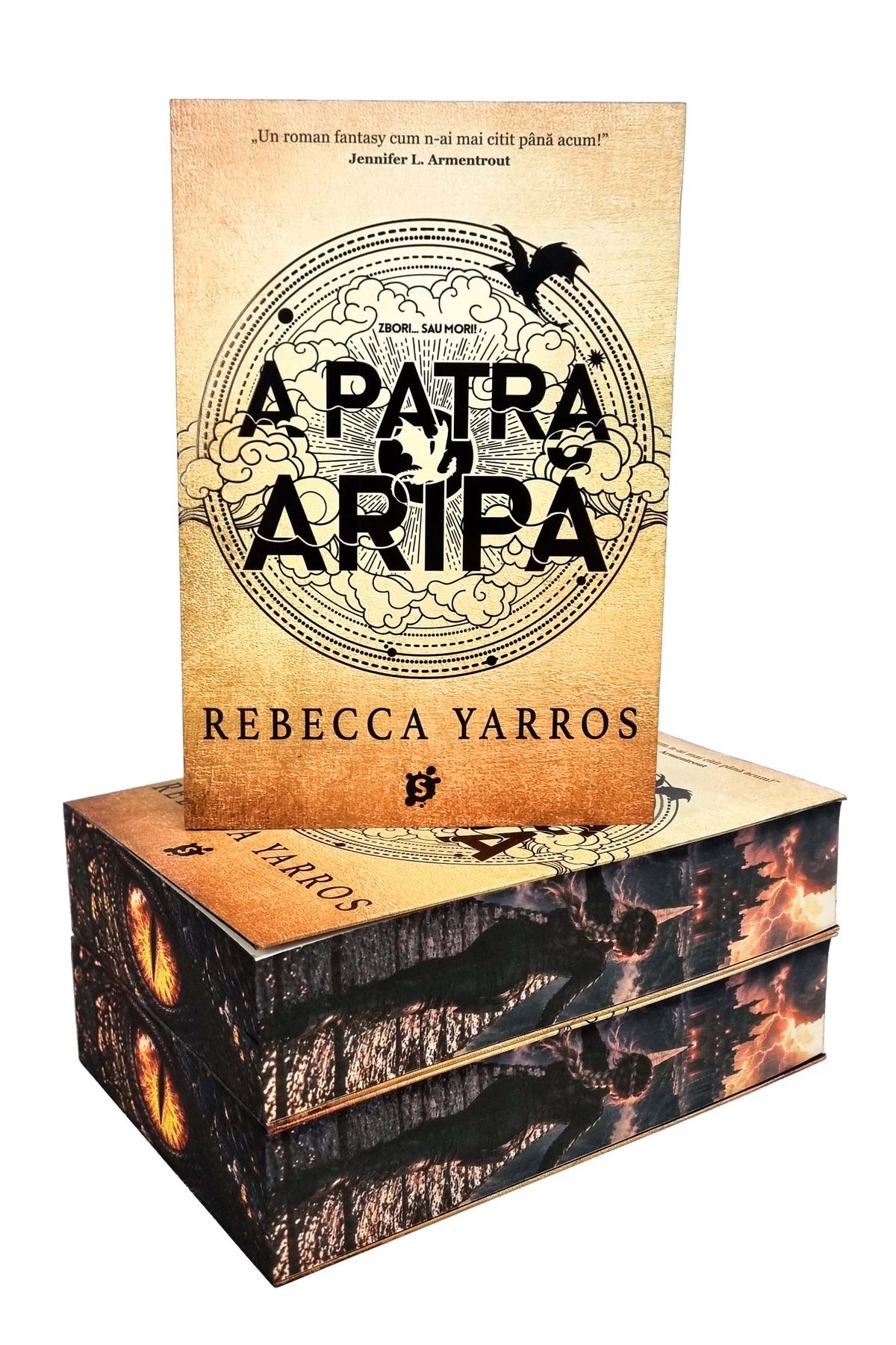 A Patra Aripă (FOURTH WING #1) - PRINTED EDGES