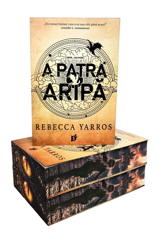 A Patra Aripă (FOURTH WING #1) - PRINTED EDGES
