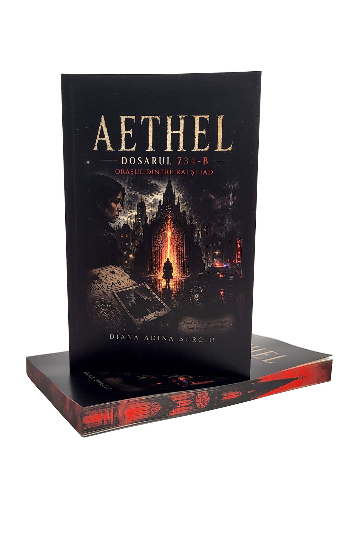 AETHEL -Dosarul 734-B- Orasul dintre Rai si Iad - PRINTED EDGES