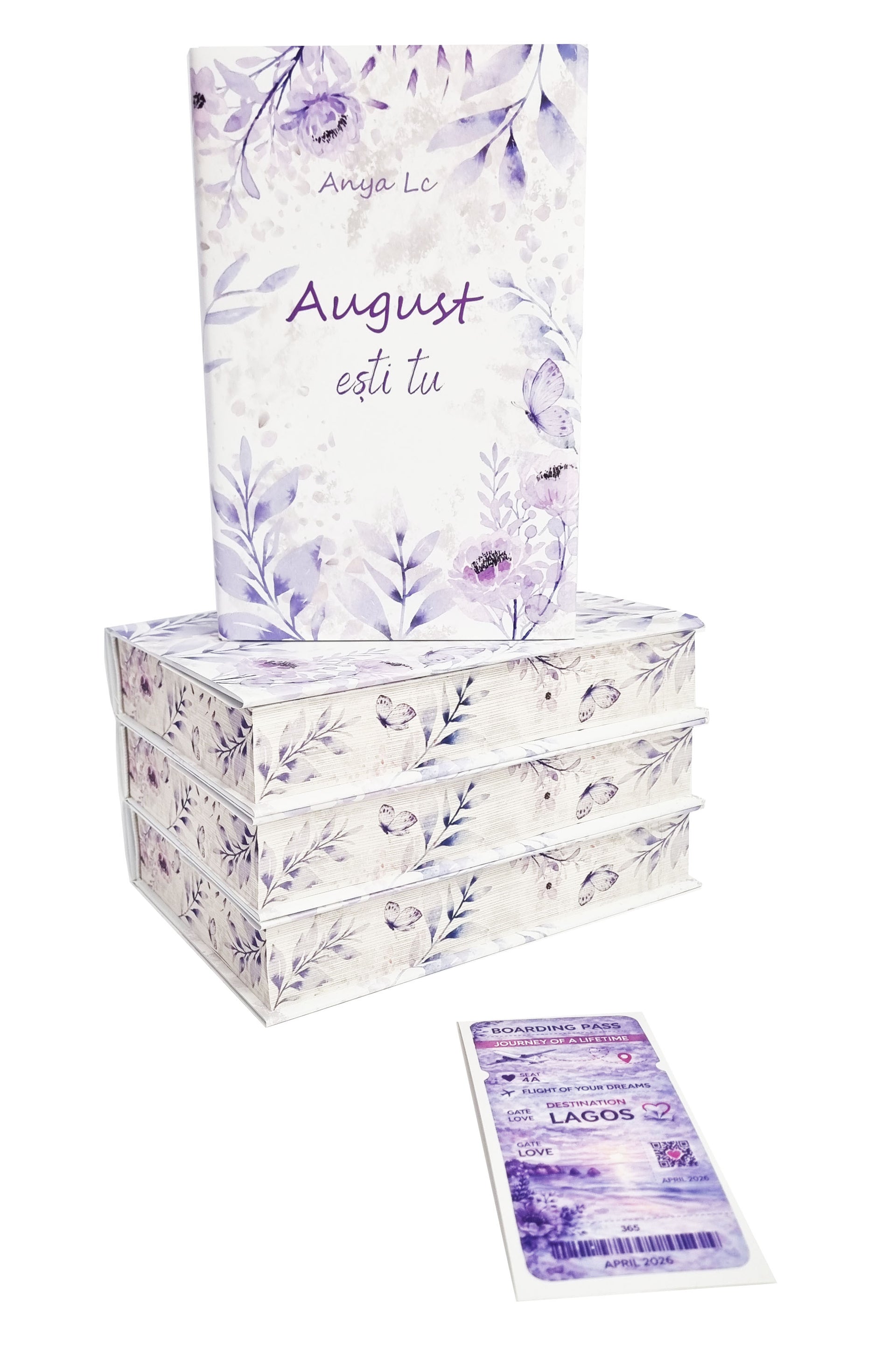 August ești tu - HARDCOVER - PRINTED EDGES - Precomandă
