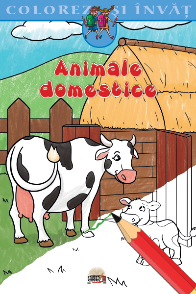 Colorez si invat - Animale domestice