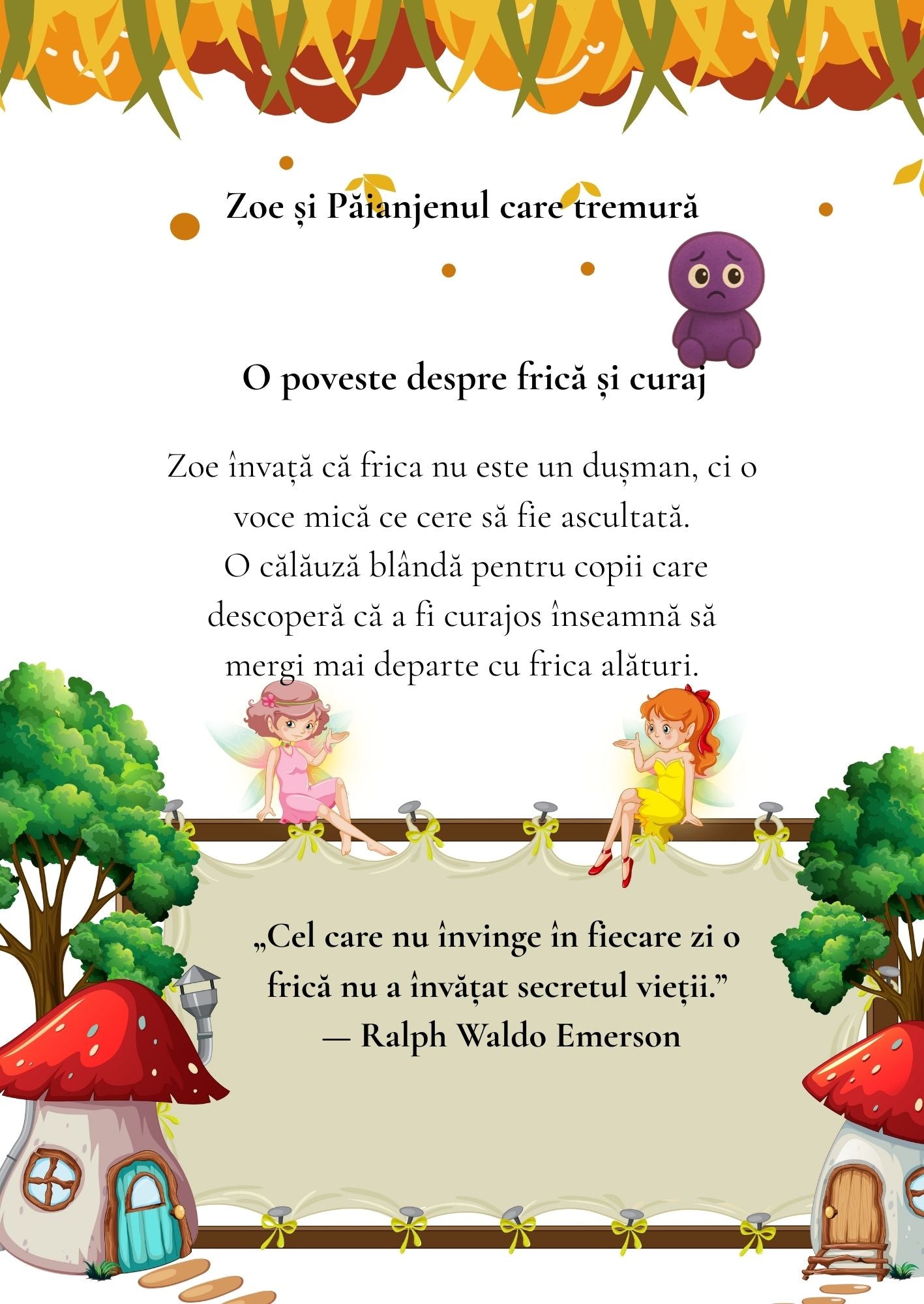 Zoe și păianjenul care tremură