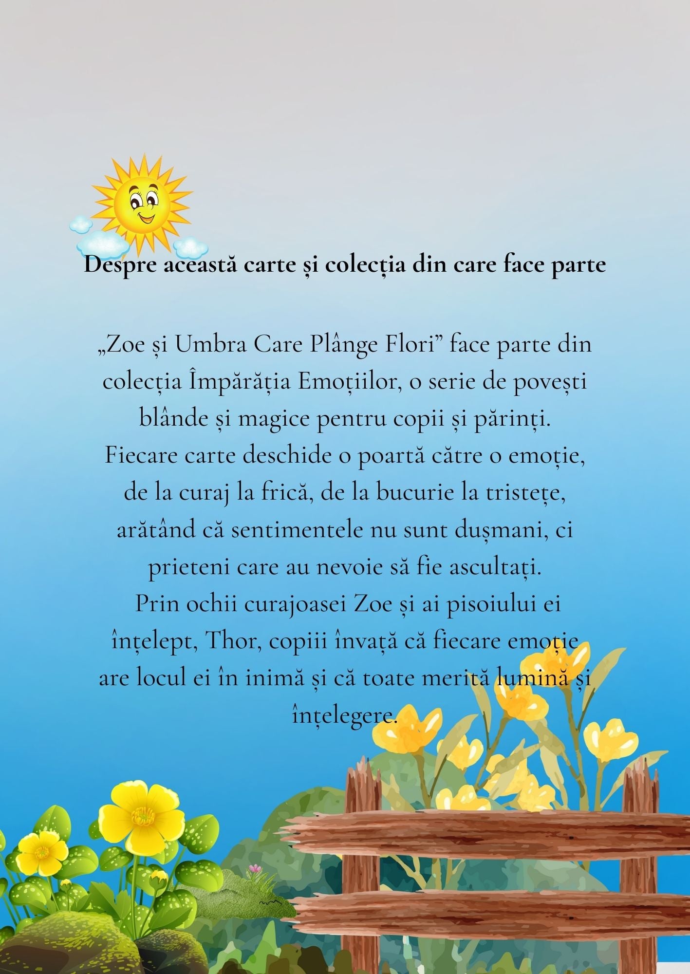 Zoe și umbra care plânge flori