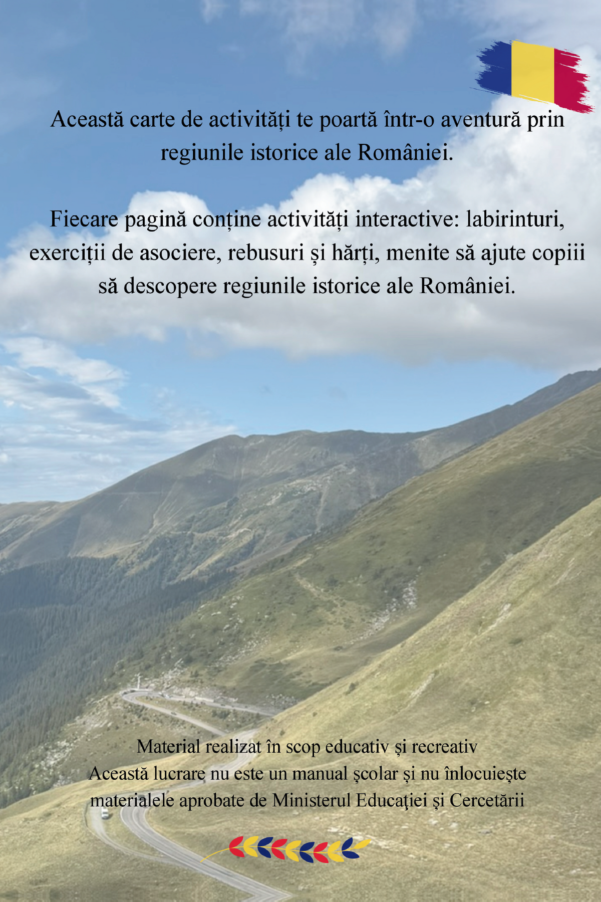 Descoperă România - carte de activități pentru copii