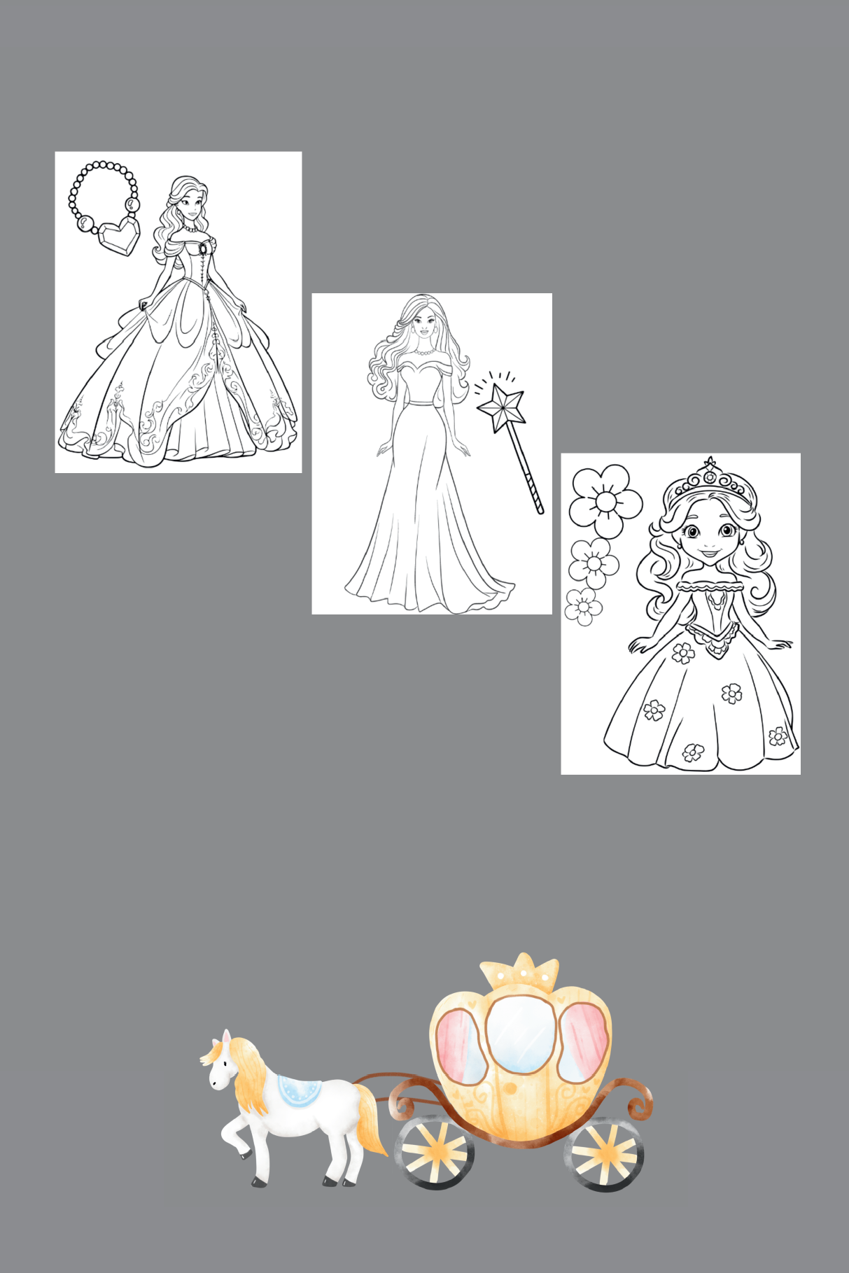 Hey, Princess - coloring book