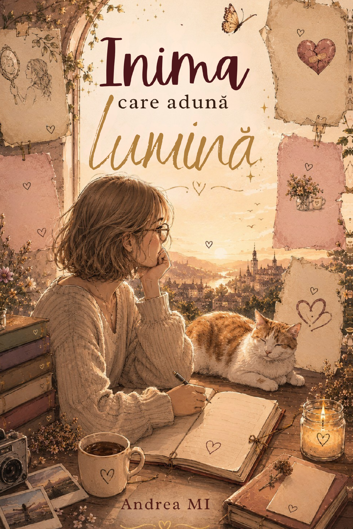 Inima care aduna lumină - PRINTED EDGES