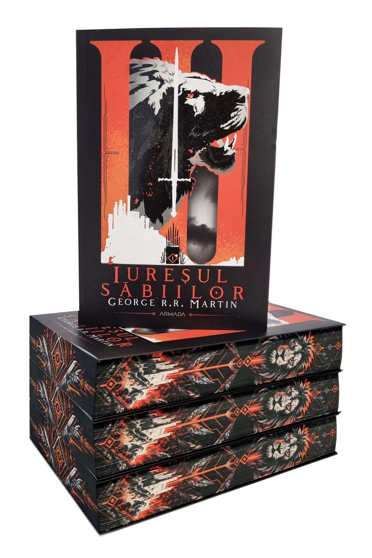 Iureșul săbiilor (CÂNTEC DE GHEAȚĂ ȘI FOC #3) 2 volume - PRINTED EDGES