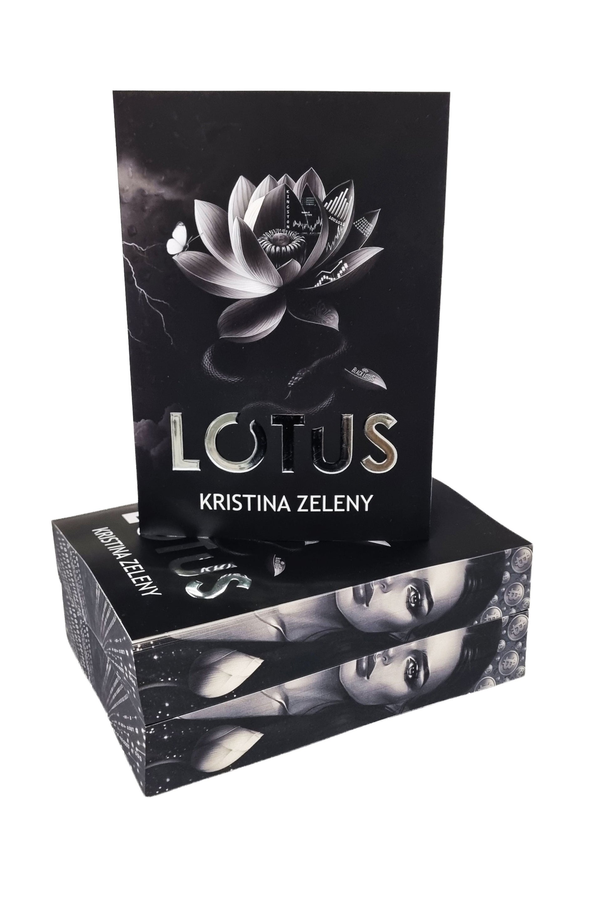 LOTUS - TITLU CU FOLIE ARGINTIE + PRINTED EDGES