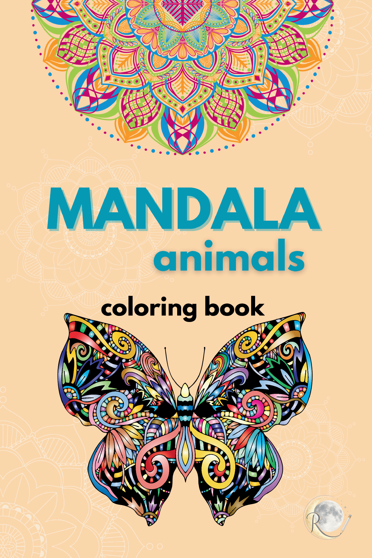 Mandala animals coloring book