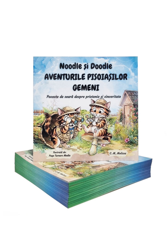 Noodle şi Doodle Aventurile Pisoiaşilor Gemeni - PRINTED EDGES