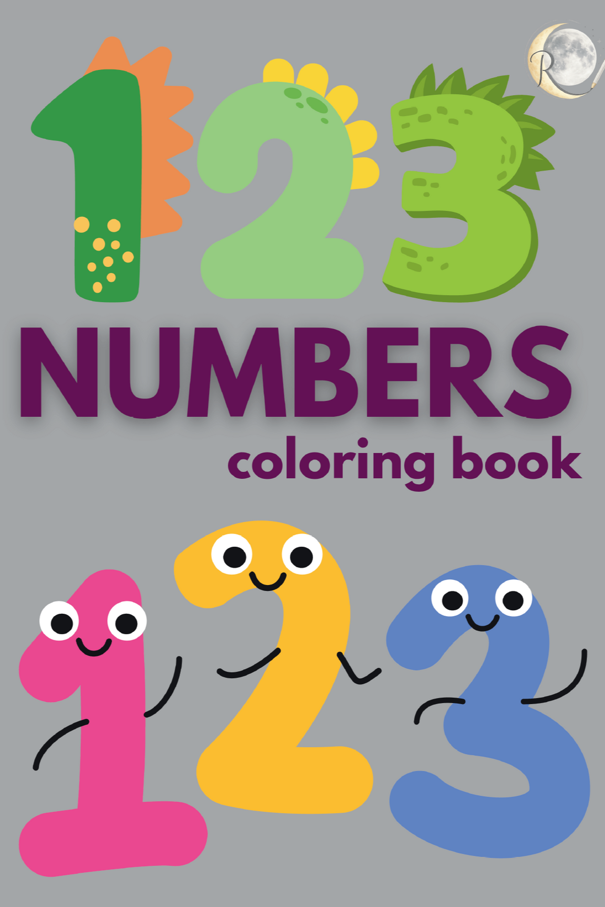 Numbers coloring book
