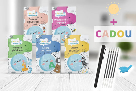 Pachet JUNIOR - Manuale cu adâncituri, reutilizabile - Bookbite