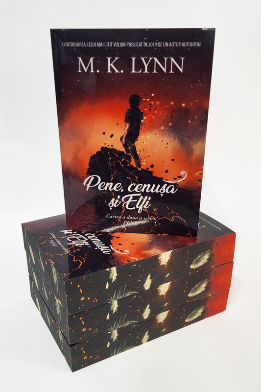 Pene, cenușă și Elfi - Seria: Pene, cartea a doua - PRINTED EDGES - Bookbite