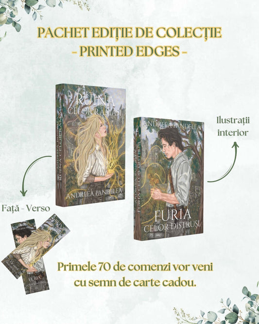 Pachet ediție de colecție - Ruina celor rămași - PRINTED EDGES - Bookbite