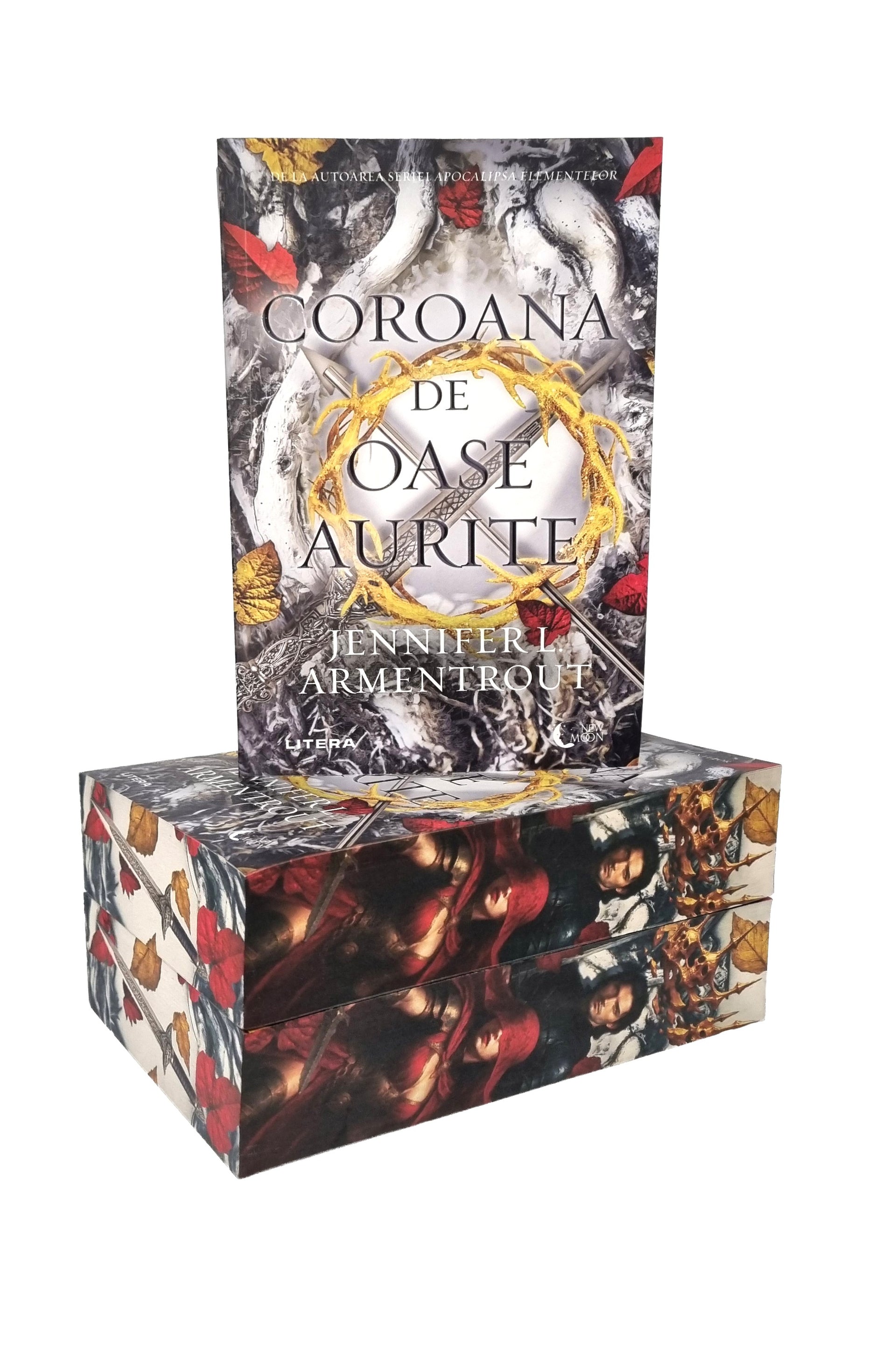 Coroana de oase aurite (Blood and Ash #3) - PRINTED EDGES