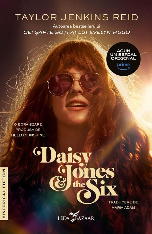 Cover of the historical fiction book Daisy Jones and The Six, featuring vibrant characters and a special edition design, bookbite.