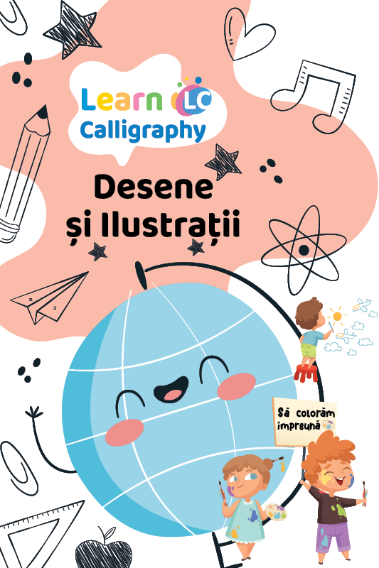 Desene și ilustrații - Manuale cu adâncituri, reutilizabile