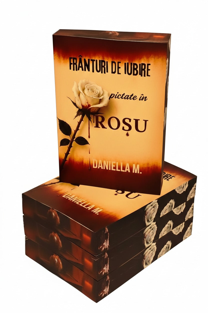 Frânturi de iubire pictate în roșu - PRINTED EDGES