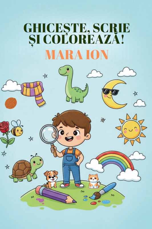 Ghicește, scrie și colorează!