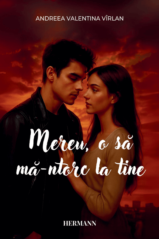 Mereu, o să mă-ntorc la tine de Andreea Valentina Vîrlan -copertă carte