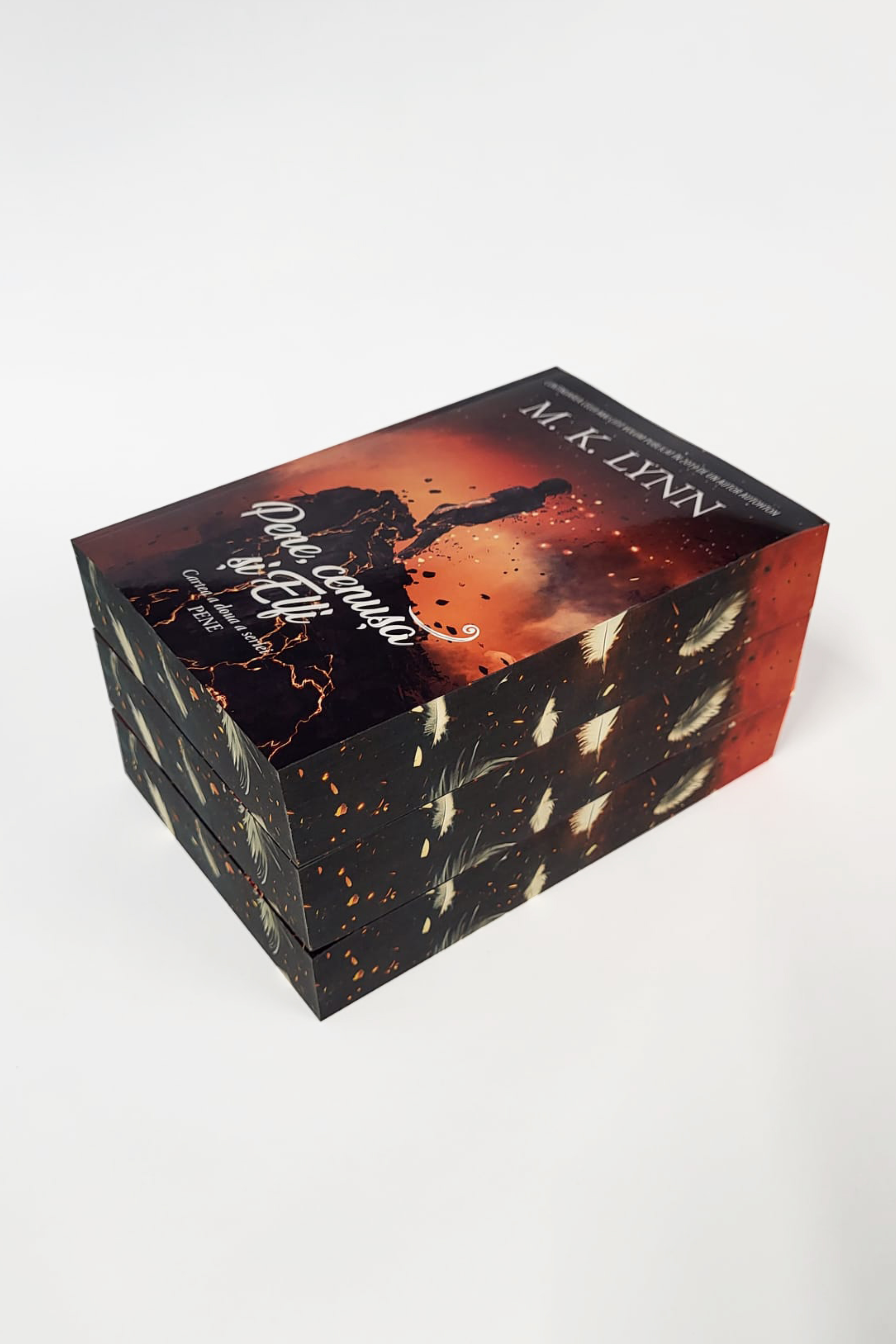 Pene, cenușă și Elfi - Seria: Pene, cartea a doua - PRINTED EDGES