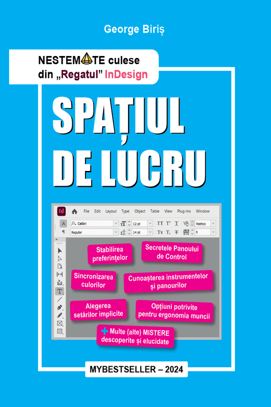 "NESTEMATE culese din „Regatul” InDesign SPAȚIU DE LUCRU" - Bookbite